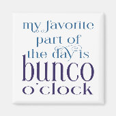 Funny Modern Typografy Bunco Magnet (Vorne)