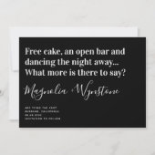 Funny Modern Typografy Wedding rettet das Datum Save The Date (Vorderseite)