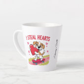 Funny & Modern Valentine's Day Tasse für Ihm & sie (Linke Ecke)