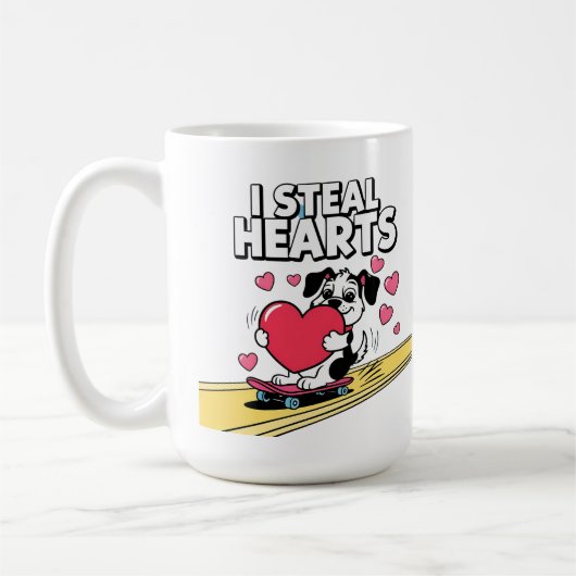 Funny & Modern Valentinstag für Ihn & sie Kaffeetasse (Links)