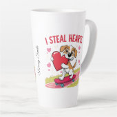 Funny & Modern Valentinstag für Ihn & sie Milchtasse (Rechte Ecke)