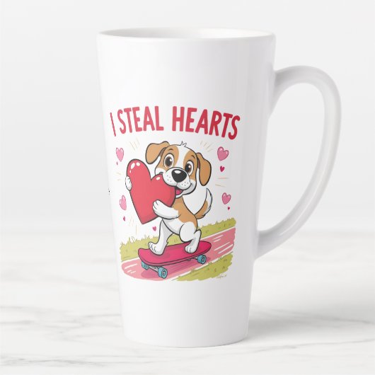 Funny & Modern Valentinstag für Ihn & sie Milchtasse (Rechts)