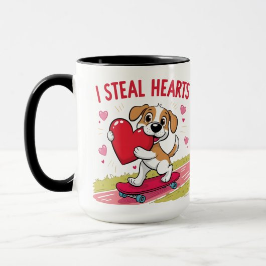 Funny & Modern Valentinstag für Ihn & sie Tasse (Links)