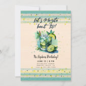 Funny Mojito über 30 Cocktails Stunde 30 Geburtsta Einladung (Vorderseite)