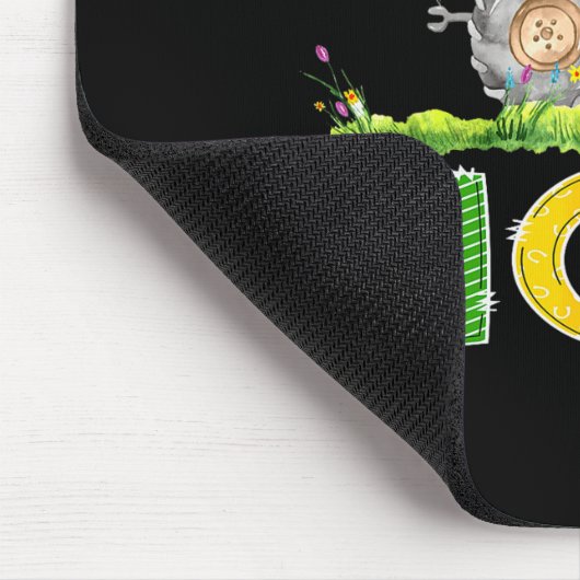 Funny Mom Birthday Boy Tractor Farm Truck Matching Mousepad (Ecke)