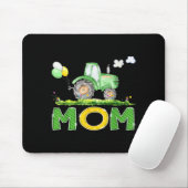 Funny Mom Birthday Boy Tractor Farm Truck Matching Mousepad (Mit Mouse)