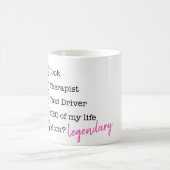 Funny Mom Checklist Kaffeetasse (Mittel)