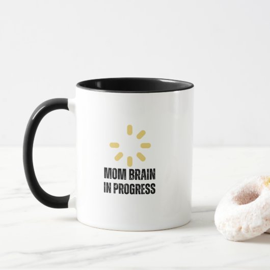 Funny Mom Life Quotes Collection Tasse (Mit Donut)