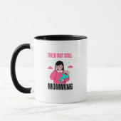 Funny Mom Life Quotes Collection Tasse (Links)