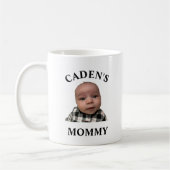 FUNNY MOM MOTHERS DAY CUSTOM BABY FACE Mug Kaffeetasse (Links)