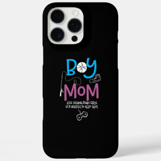 Funny Mom of Boys Proud Mom Good Mothers Day iPhone 16 Pro Max Hülle