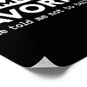 Funny Mom’s Favorite Quote For Son Or Daughter Poster (Ecke)