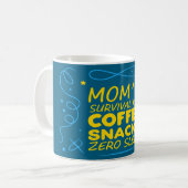 Funny Mom Survival Mug 2026, Tired Mom Mug Kaffeetasse (Vorderseite Links)