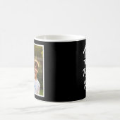Funny Mom Thanks Putting Up With Me 1 Photo black  Kaffeetasse (Mittel)