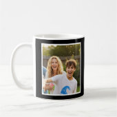 Funny Mom Thanks Putting Up With Me 1 Photo black  Kaffeetasse (Links)