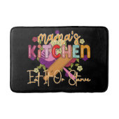Funny Momma's kitchen word art  Badematte (Vorderseite)