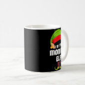Funny Mommy Elf Matching Family Group Pj Christmas Kaffeetasse (VorderseiteRechts)