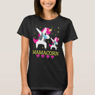 Funny Mommy Mamacorn Einhorn Kostüme Mama Mutter T-Shirt