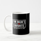 Funny Moms Favorite Child Son Daughter I'm Mom's F Kaffeetasse (Links)