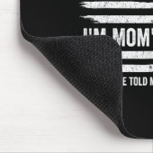 Funny Moms Favorite Child Son Daughter I'm Mom's F Mousepad (Ecke)
