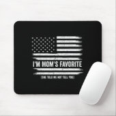 Funny Moms Favorite Child Son Daughter I'm Mom's F Mousepad (Mit Mouse)
