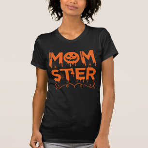 Funny 'Momster' Halloween Design für Spooky Mamas T-Shirt