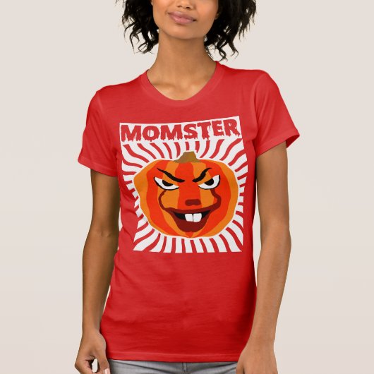 Funny Momster Halloween T - Shirt 🎃 Spooky Mama S (Vorderseite)