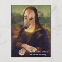 Funny Mona Lisa Dog Meme Picture