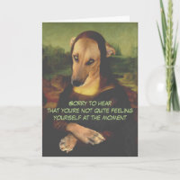 Funny Mona Lisa Dog wird gut
