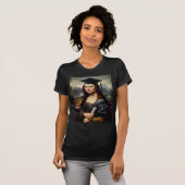 Funny Mona Lisa Graduate T-Shirt (Vorne ganz)