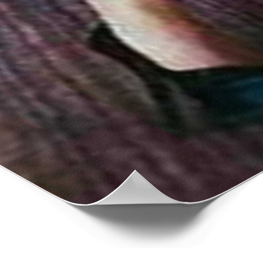 Funny Mona Lisa mit ihrem Mädchen-Team Poster (Ecke)