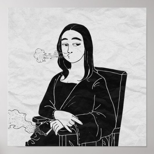 Funny Mona Lisa Poster (Vorne)