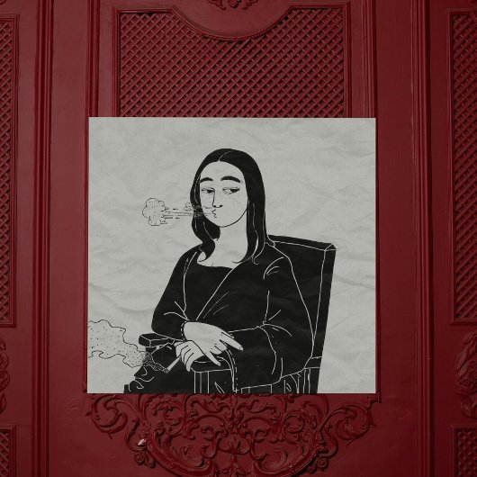 Funny Mona Lisa Poster