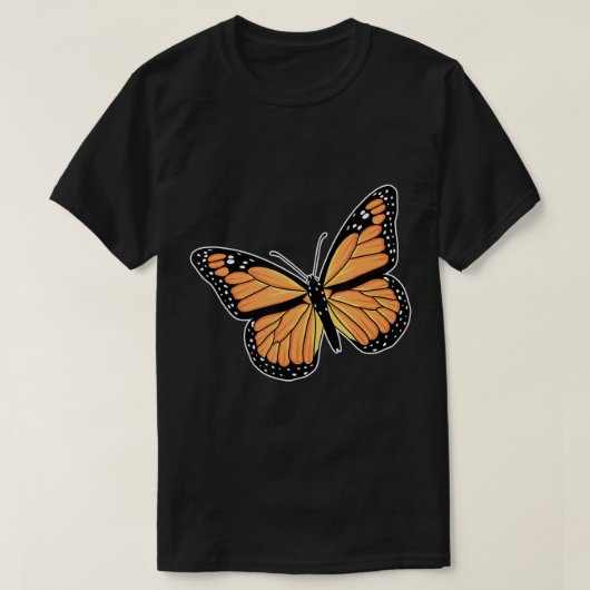Funny Monarch Butterfly Art Männer Frauen Entomolo T-Shirt (Design vorne)