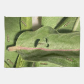 Funny Monarch Butterfly Raupe Geschirrtuch (Horizontal)