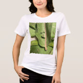 Funny Monarch Butterfly Raupe Tri-Blend Shirt (Vorderseite)