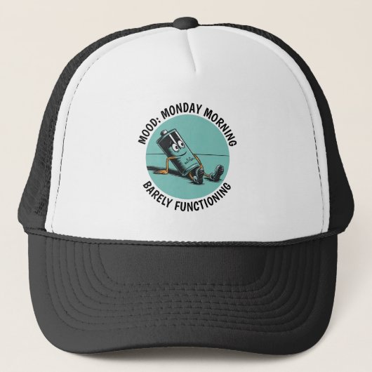 Funny Monday Hat Truckerkappe (Vorderseite)