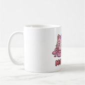 Funny Monday Meltdown Pink Cat Coffee Mug Kaffeetasse (Links)