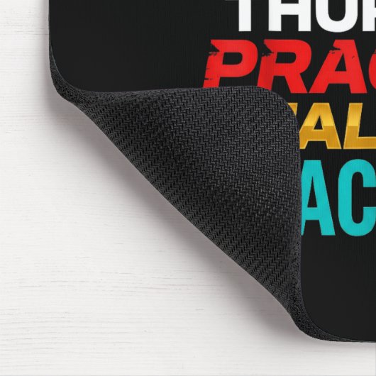 Funny Monday Tuesday Thursday Practice Qualifying  Mousepad (Ecke)