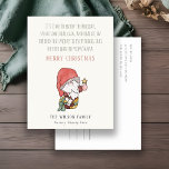 Funny Money Cash Abundance Weihnachtswünsche Feiertagspostkarte<br><div class="desc">Wenn Sie weitere Anpassungen benötigen,  schreiben Sie mir bitte an yellowfebstudio@gmail.com.</div>