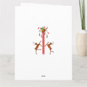 Funny Money Cash Weihnachtskarten Karte (Rückseite)