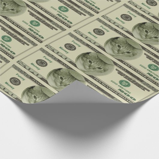 Funny Money Geschenkpapier (Ecke)