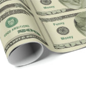 Funny Money Geschenkpapier (Rolleneckpunkt)