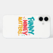 Funny Money Matters Case-Mate iPhone Hülle (Rückseite (Horizontal))