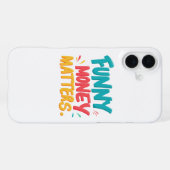 Funny Money Matters iPhone Hülle (Rückseite (Horizontal))