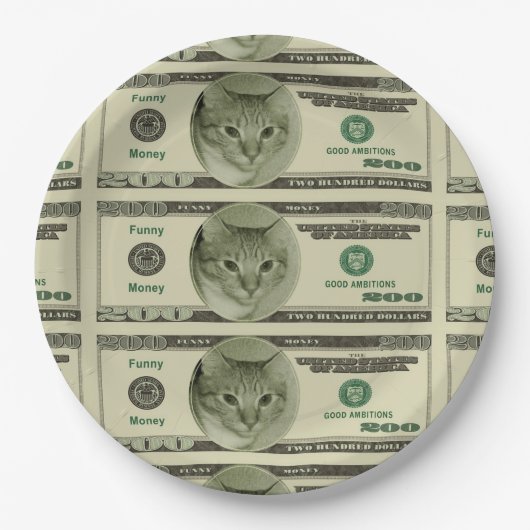 Funny Money Pappteller (Vorderseite)