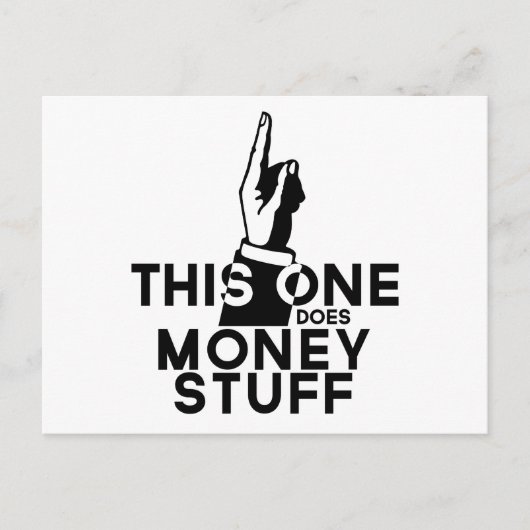 Funny Money - Vintag, das macht Geld Postkarte (Vorderseite)