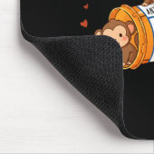Funny Monkey Anti Depressant Zoo Boys Girls Kids P Mousepad (Ecke)