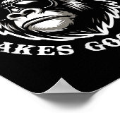 Funny Monkey Bad Choices machen gute Geschichten ( Poster (Ecke)