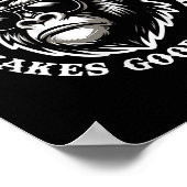 Funny Monkey Bad Choices machen gute Geschichten ( Poster (Ecke)